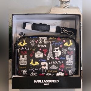 Karl Lagerfeld Paris Themed Crossbody Bag